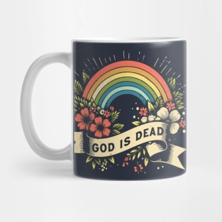 God Is Dead // Vintage Atheist Design Mug